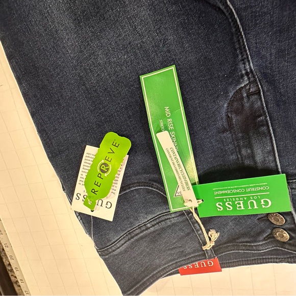 Guess MID RISE SKINNY STRETCH DENIM 32 X 38 - Picture 8 of 14